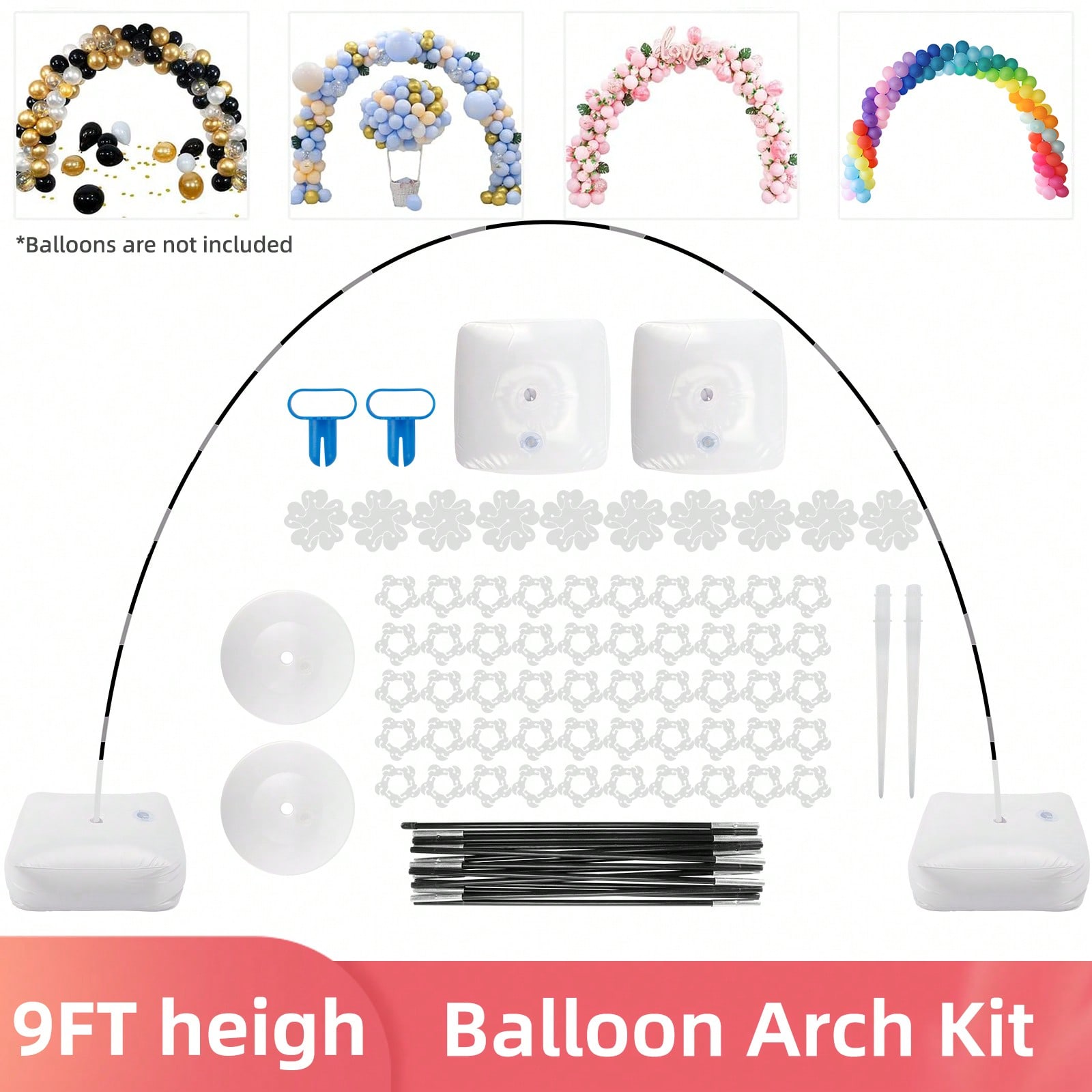 Wedding Water Supply - 1 Set Balloon Arch Stand Kit,