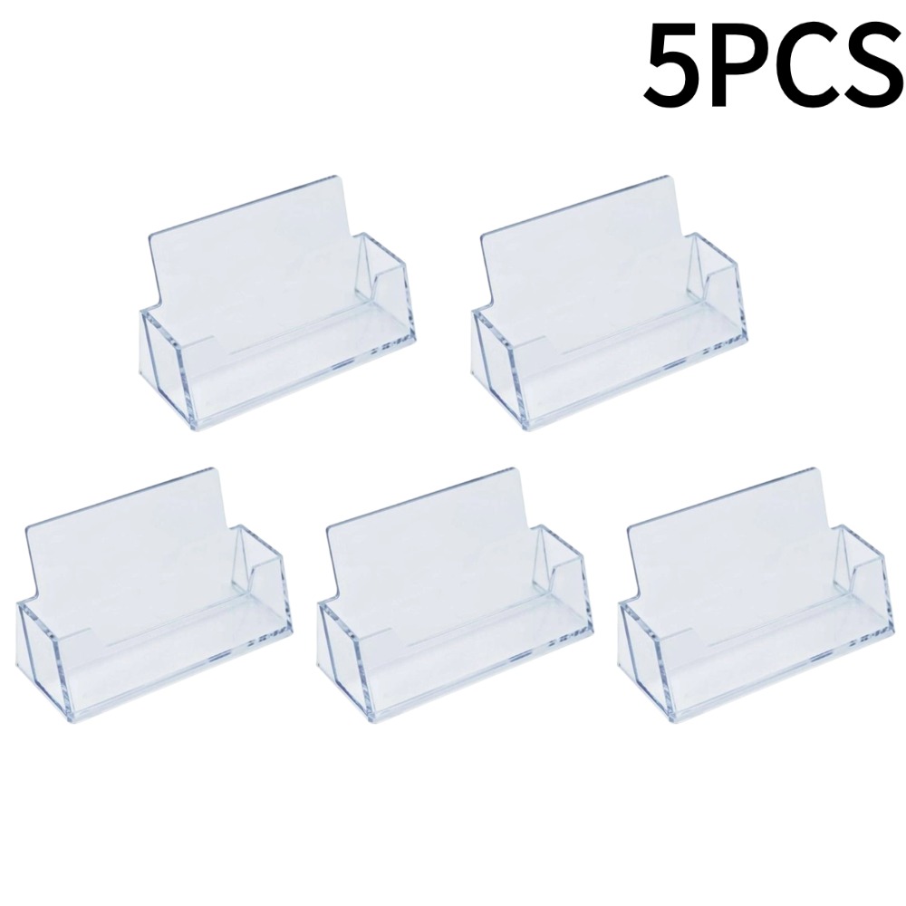 Place Card Holder - 1/2/3/4/5pcs Business Card Case Desktop Office