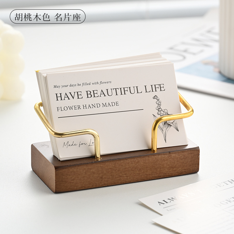 Wooden Business Card Holder Me - đánh giá và giá Place Card Holder