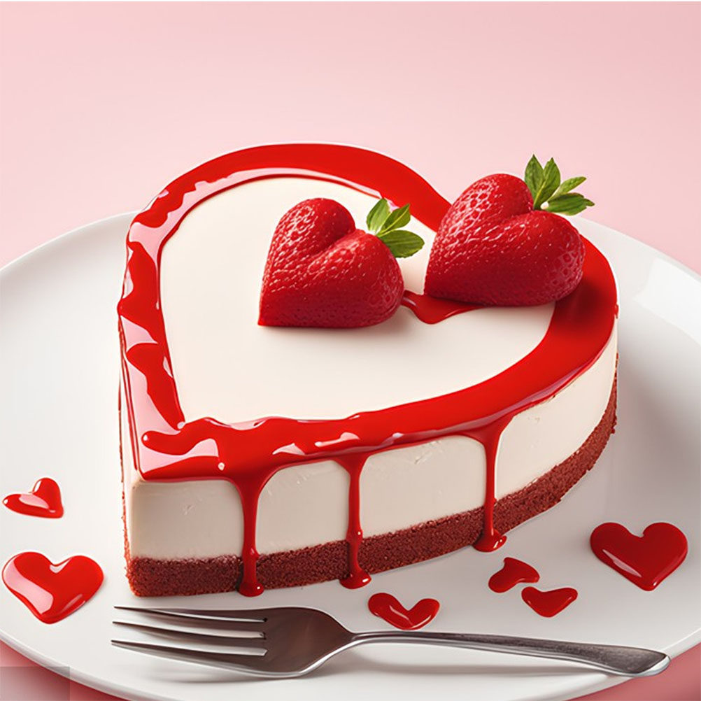 4Pcs Heart Foam Cake Dummy Cak - đánh giá và giá Wedding Supply Decor