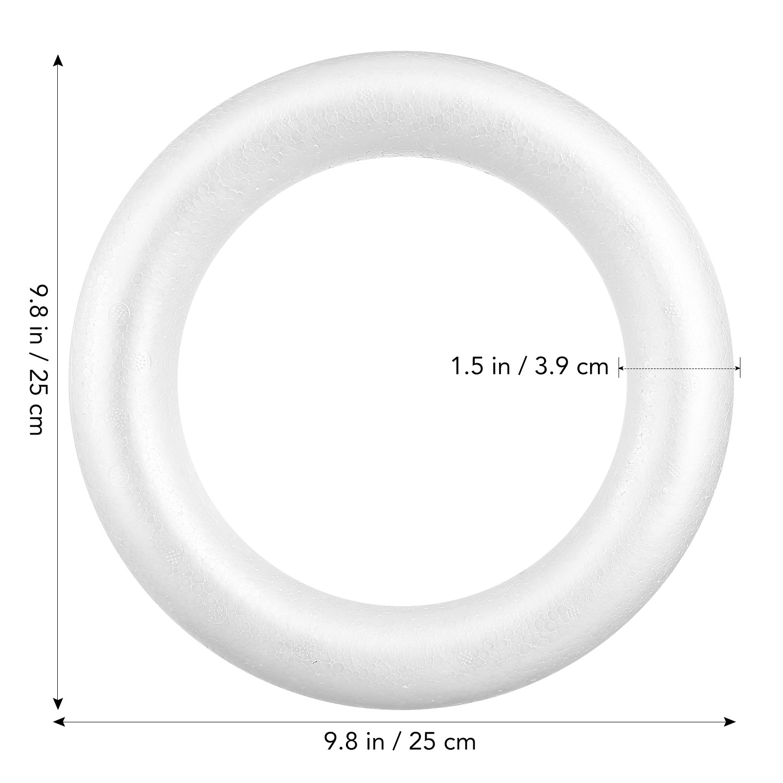 White Foam Rings 3Pcs DIY Craf - đánh giá và giá Wedding Supply Decor