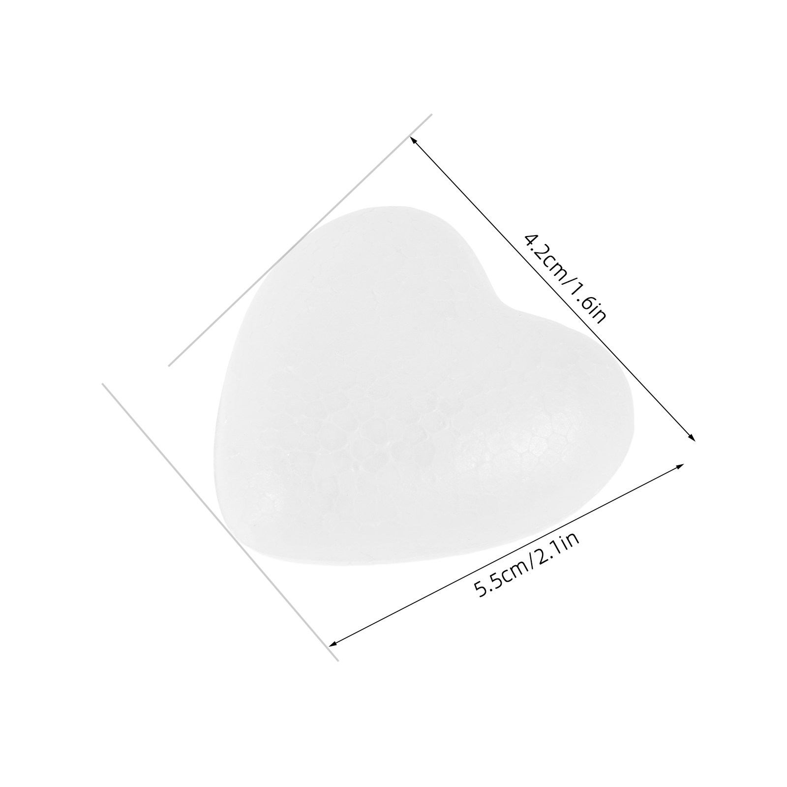 50Pcs Heart Shaped Foam Decora - đánh giá và giá Wedding Supply Decor