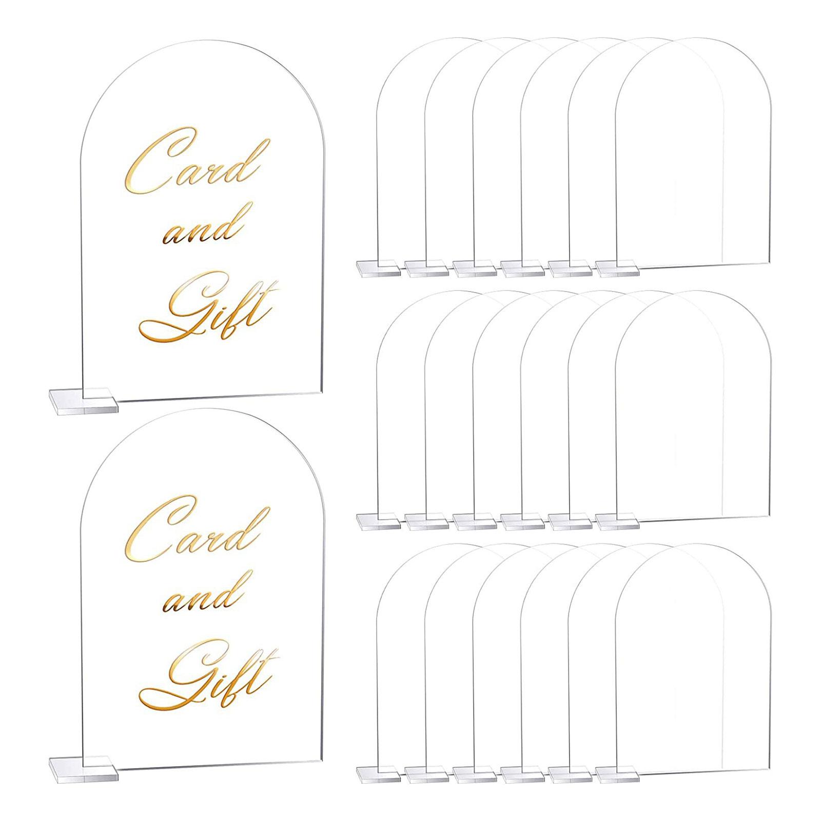Clear Acrylic Place Cards with - đánh giá và giá Place Card Holder