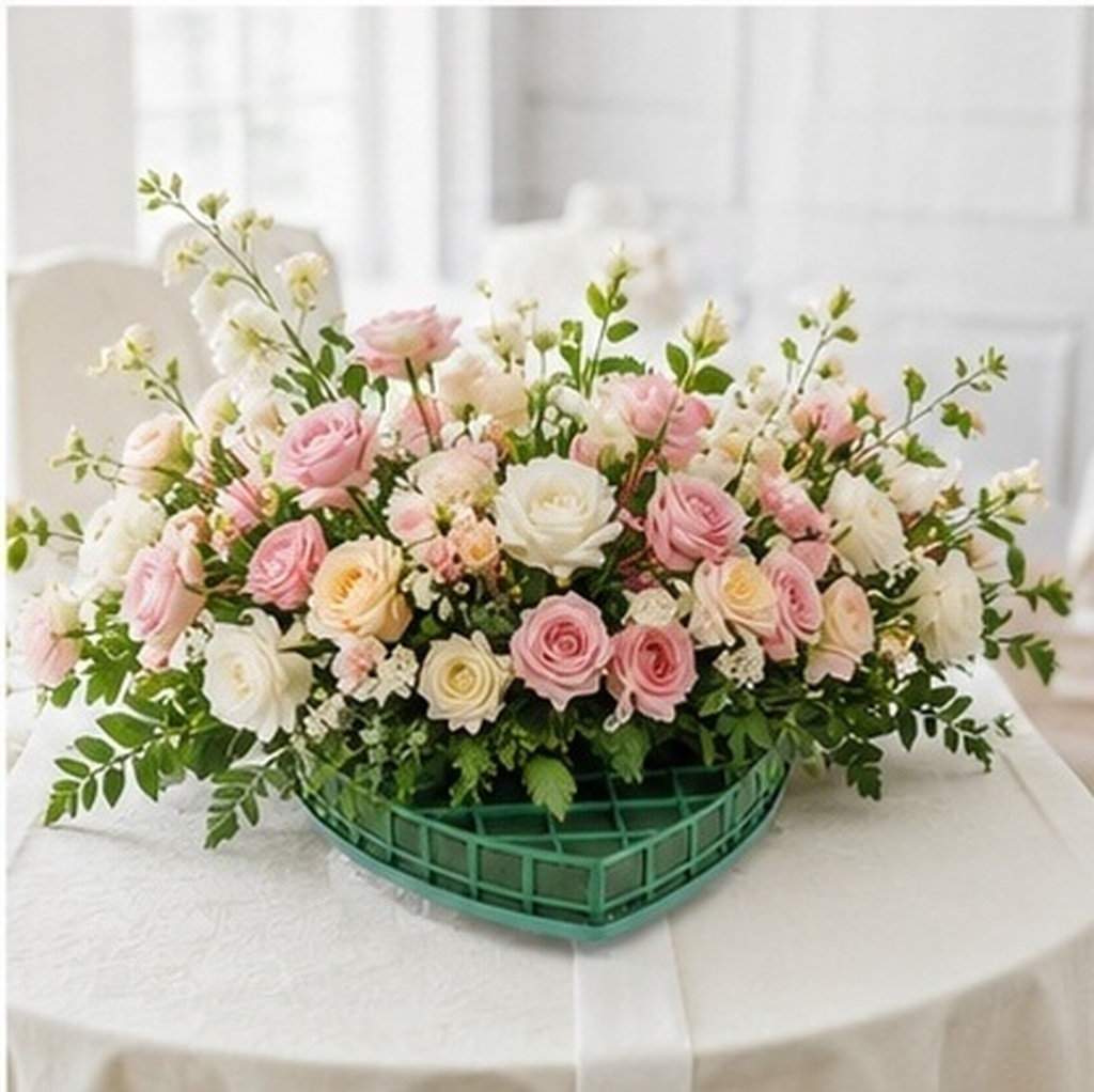 1Set Flower Mud Heart Floral F - đánh giá và giá Wedding Supply Decor