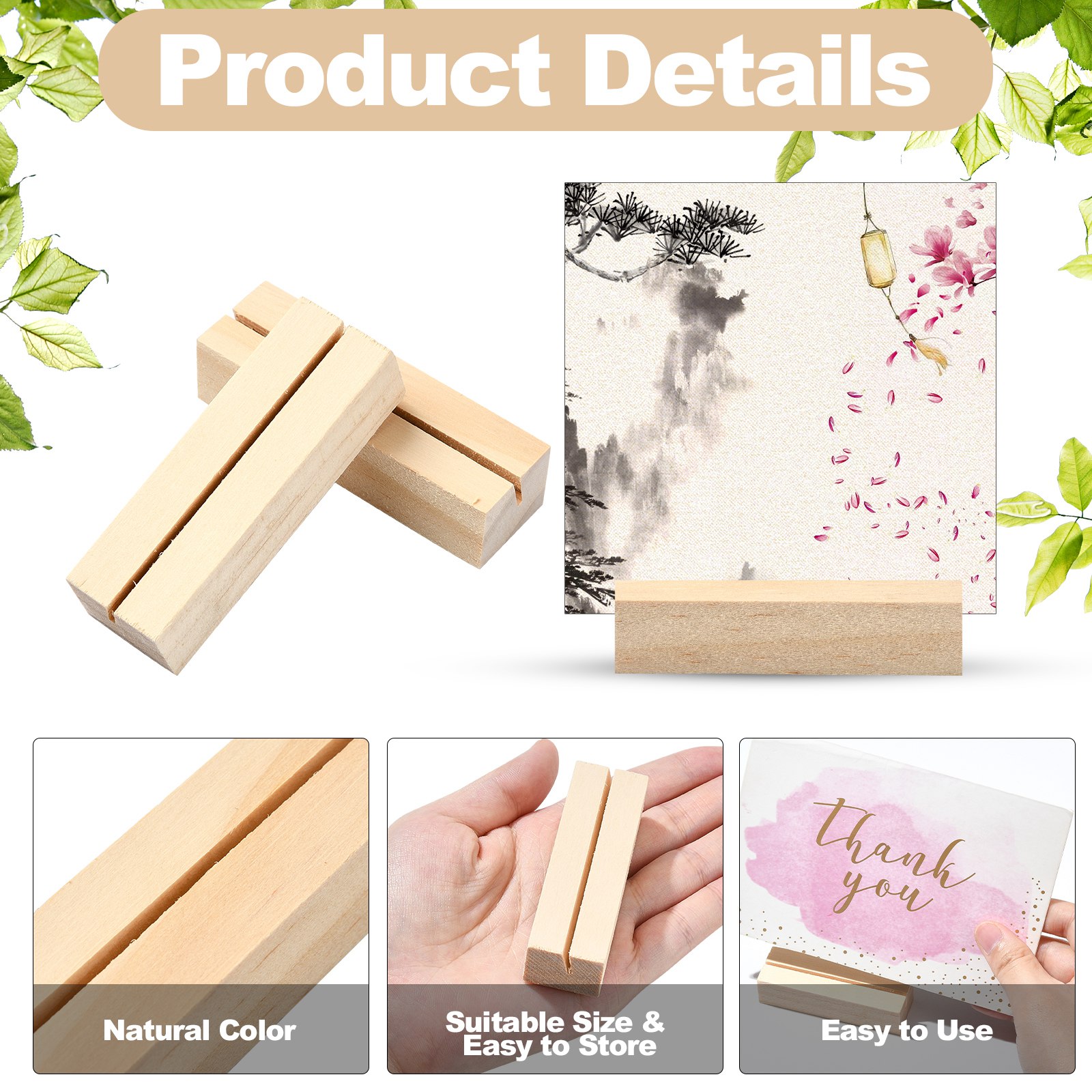 20Pcs 4 Styles Wooden Place Ca - đánh giá và giá Place Card Holder